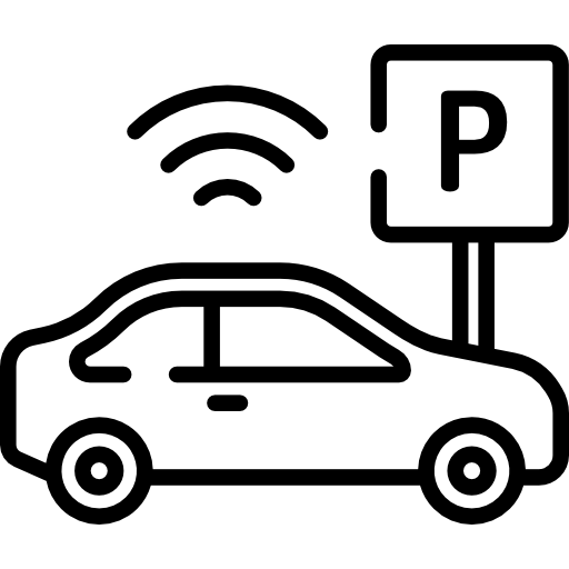 Parking and infrastructure icon