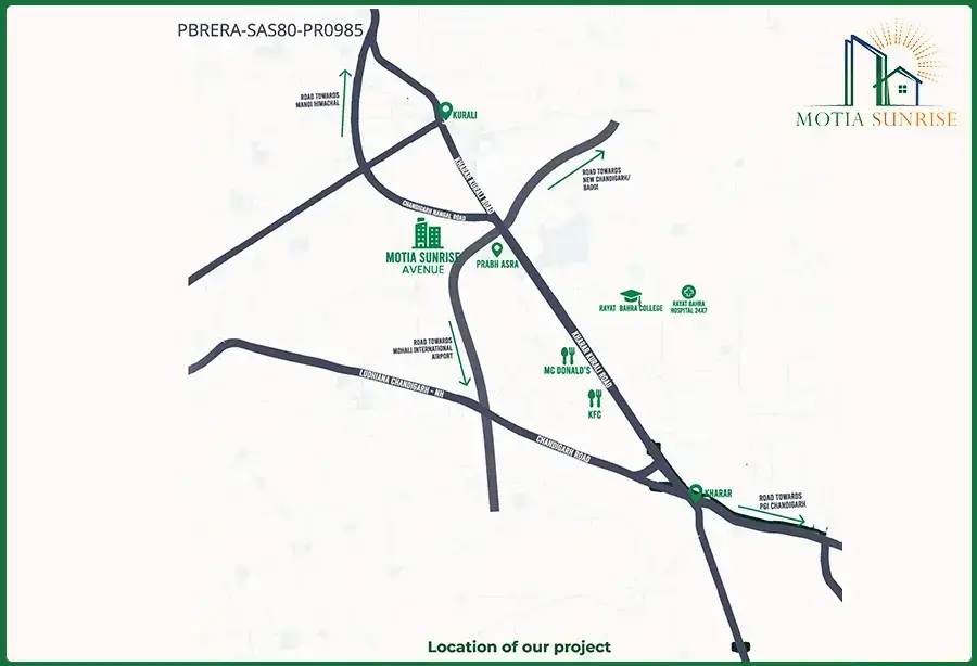 Motia Sunrise Avenue Map